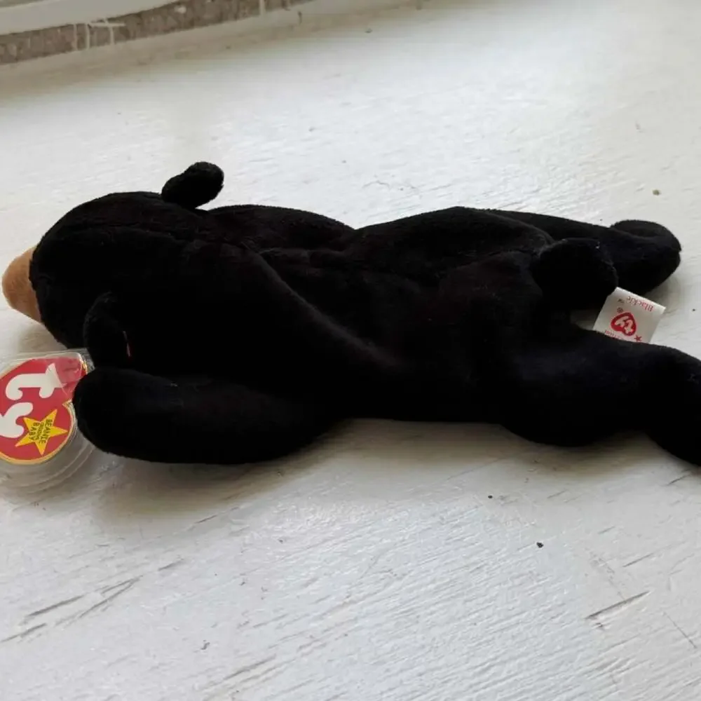 Ty 1990s Vintage Blackie The Bear Beanie Baby